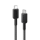 Cable Charger Mobile Anker 322 Type-C To Type-C 3FT A81F5H11 1M Black